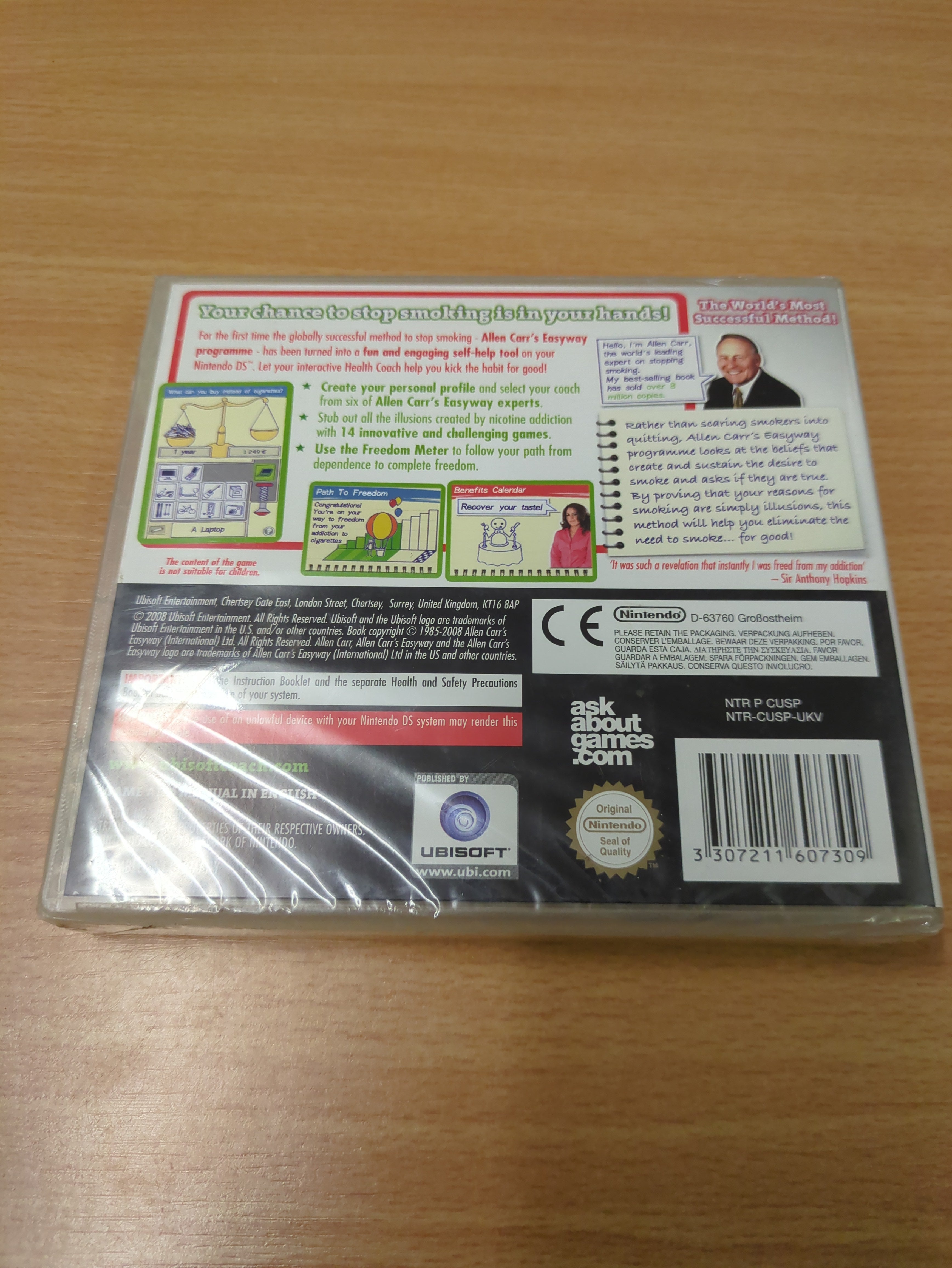 My Health Coach Stop Smoking Nintendo DS game Sealed My Health Coach Stop Smoking Nintendo DS game Sealed